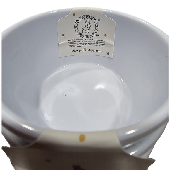 World of Beatrix Potter & Peter Rabbit Melamine Easter Tidbit Bowls Set of 4 NEW - Picture 6 of 6